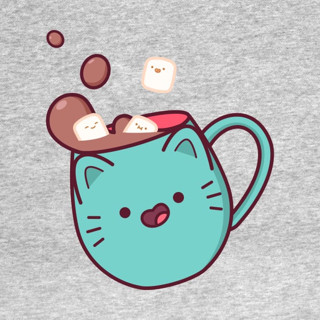 Hot Chocolate Cat by Everything A Cat